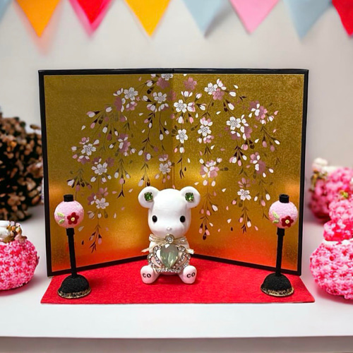 雛人形一式屏風小物