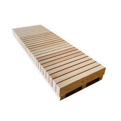 大きい玄関すのこ/杉/縦板/無垢材/無塗装 その他家具 Marutaka Wood