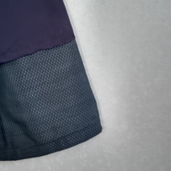 着物リメイク♪　ストール付：丈８４ｃｍ：　ポケット付　紺系亀甲柄のお洒落なワイドパンツ 10枚目の画像