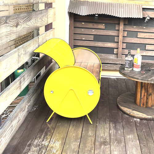 ＊本格アイアンウッドのとドラムチェア＊ 本格アイアンとウッドのオシャレドラムチェア ソファ・ベンチ SEA