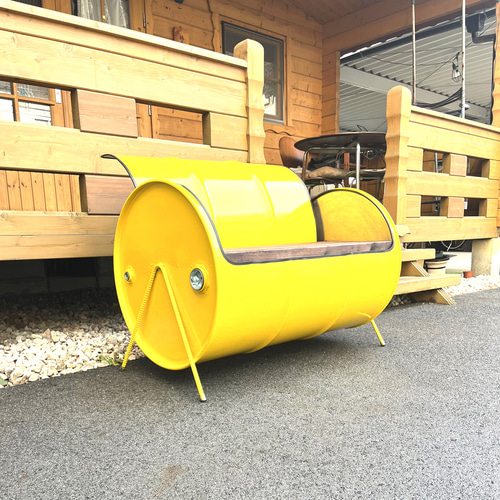 本格アイアンウッドのオシャレドラム缶chair[送料無料] 本格アイアンウッドのオシャレドラム缶chair[送料無料]