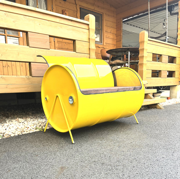 ＊本格アイアンウッドのとドラムチェア＊ 本格アイアンとウッドのオシャレドラムチェア ソファ・ベンチ SEA