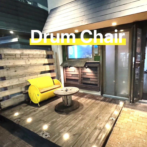 ＊本格アイアンウッドのとドラムチェア＊ 本格アイアンとウッドのオシャレドラムチェア ソファ・ベンチ SEA