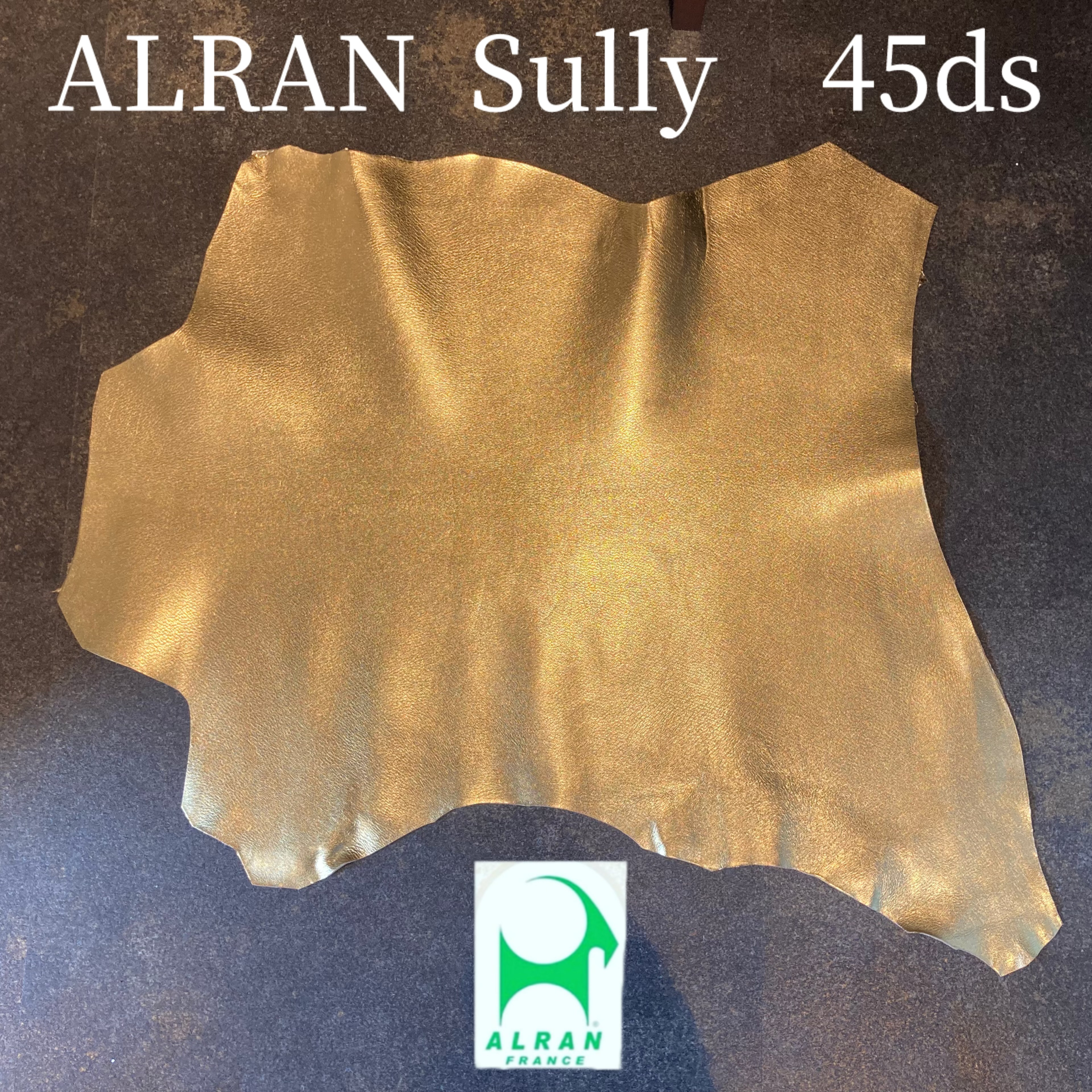 フランス産高級ヤギ革 アルランシェーブル 45ds ゴールド