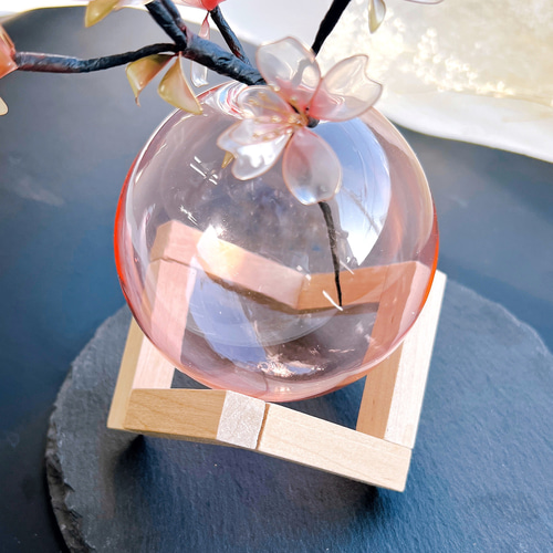 数量限定】桜の枝 花瓶 セット ディップアート アメリカン