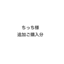 ちっち様　追加ご購入分 1枚目の画像