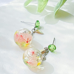 宇宙 グラデーション 手染め ビーズ ラメ レジン 大ぶり ゆらゆら ピアス 宇宙 グラデーション 手染め ビーズ ラメ レジン 大ぶり