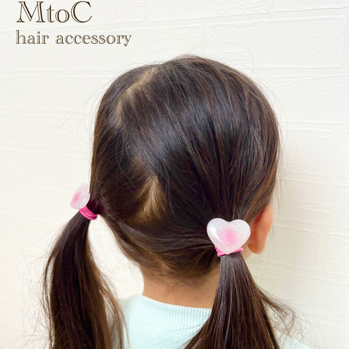 ୨୧ミニミニセット:ハート8୨୧ヘアゴム⑅ベビー﻿⑅ハンドメイド⑅﻿﻿ ୨୧ヘアゴムセットJ-207୨୧ベビー&キッズ⑅ ハンドメイド⑅ ヘアゴム