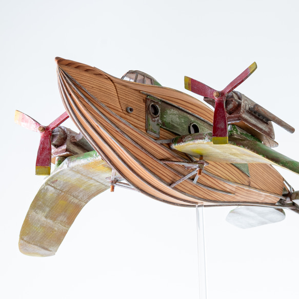 ザトウクジラの小型飛行機(杉) ザトウクジラの小型飛行機(杉) N2580516927(19800円)