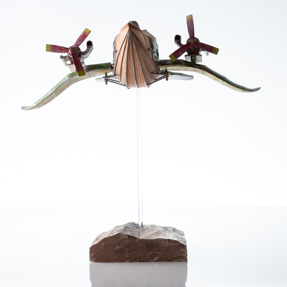 ザトウクジラの小型飛行機(杉) ザトウクジラの小型飛行機(杉) N2580516927(19800円)