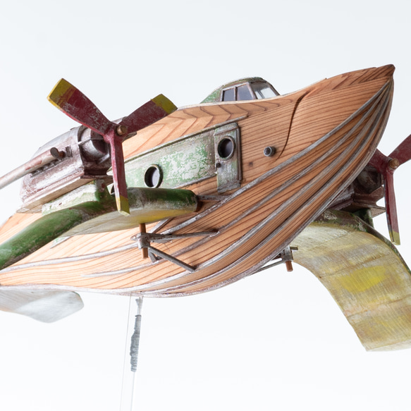 ザトウクジラの小型飛行機(杉) ザトウクジラの小型飛行機(杉) N2580516927(19800円)