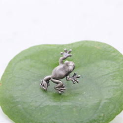 奧塔瑪和青蛙銀耳環（雙耳） 第3張的照片