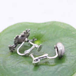 奧塔瑪和青蛙銀耳環（雙耳） 第5張的照片