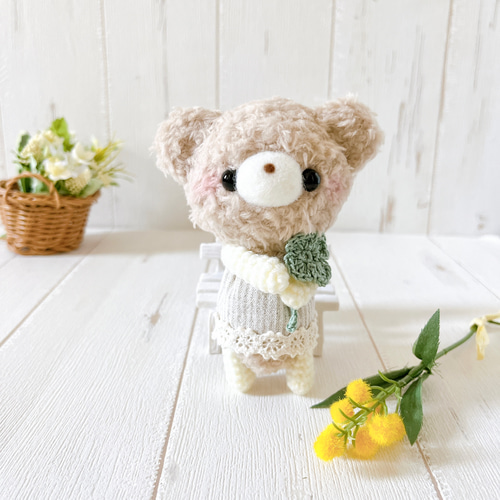 ꒰•̫͡•ོ꒱Chouさま】antique toy ❀ ミルクが好きなクマ