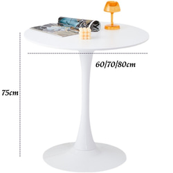 ラウンド型コーヒーテーブル シンプル モダン 北欧 直径 60・70・80cm おしゃれ リビング ch-1160 12枚目の画像