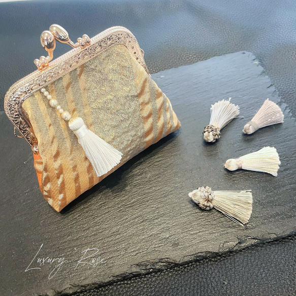 リバティ ハンドメイド がま口キーホルダー552