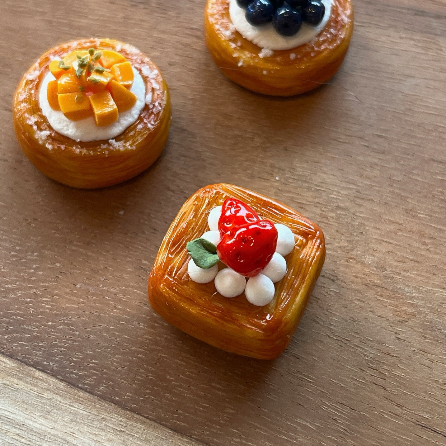 パンキーホルダー　チョコパン　デニッシュ　プレッツェル　ミニチュア　食品サンプル パンキーホルダーチョコパンデニッシュプレッツェルミニチュア