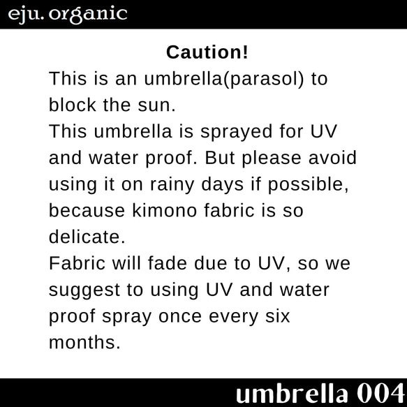 eju.organic【kimono umbrella 004】着物傘、着物日傘、七五三、着物リメイク、日傘、インテリア 8枚目の画像