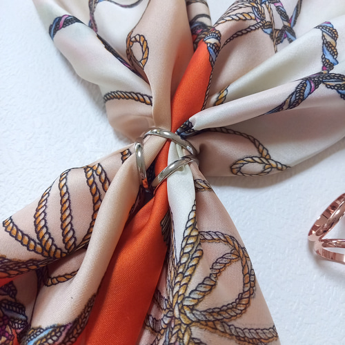 トリプルスカーフリング留め具 その他ファッション雑貨 olive 通販