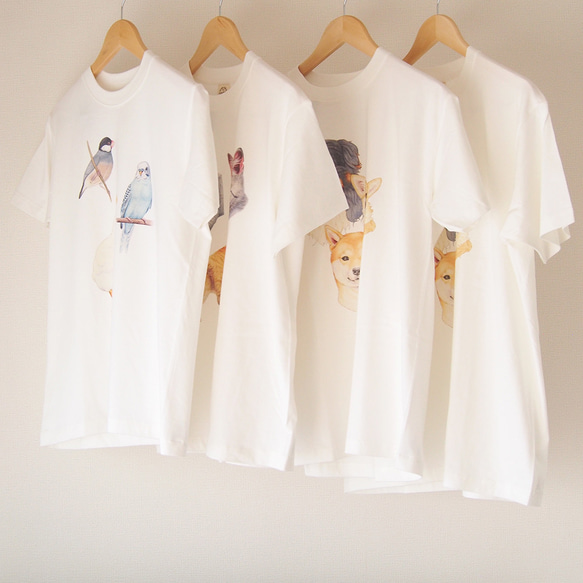 【数量限定】ネコ好きさんのためのオーガニックコットン半袖Tシャツ 7枚目の画像
