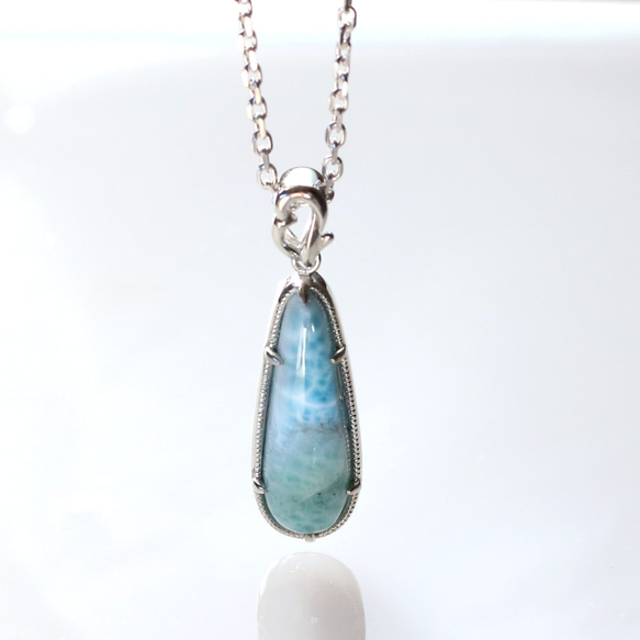 Sv925 ラリマーペンダント 13.29ct ネックレス・ペンダント