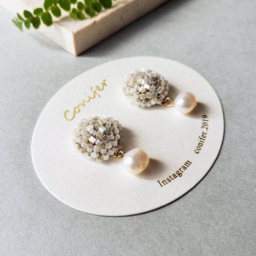 HARIO 淡水パール ビーズ ピアス ピアス – – HARIO NETSHOP