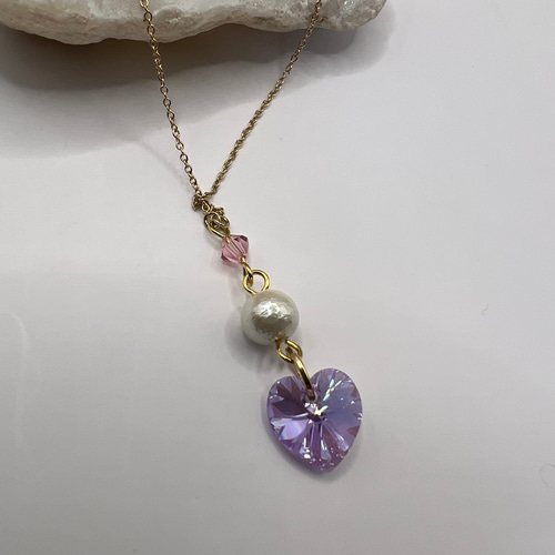 スワロフスキー swarovski コットンパール ネックレス ネックレス