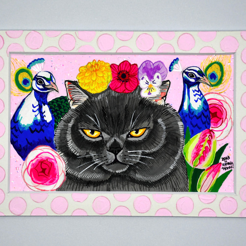 金田花季　原画　「ねことどうぶつ」 金田 花季｜京都 たち吉（和食器）