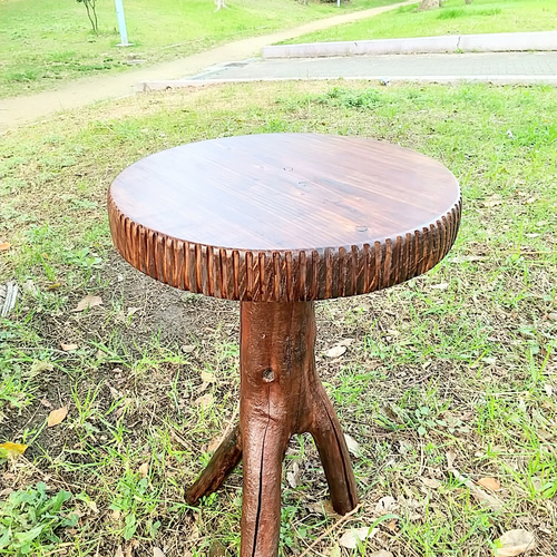 流木のスツール-3