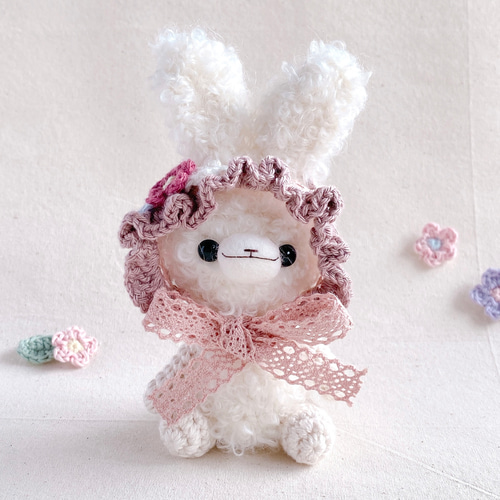 ꨄMiria✿さま。専用♡7-31「みつばちさんとうさぎのイースター」インテリア えっくすきゅーと ひだまりのどうぶつたち♪もこもこうさぎさん