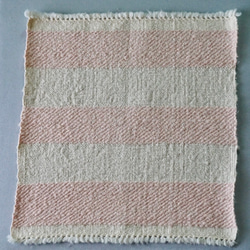 手織り　ハンカチ　リサイクルコットン　TEN-010 3枚目の画像