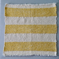 手織り　ハンカチ　リサイクルコットン　TEN-013 3枚目の画像