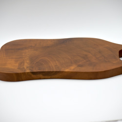 世界三大銘木 チーク無垢材　カッティングボード　スライスボード　木製食器　鍋敷き　撮影キット　まな板 2枚目の画像
