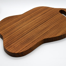 世界三大銘木 チーク無垢材　カッティングボード　スライスボード　木製食器　鍋敷き　撮影キット　まな板 1枚目の画像