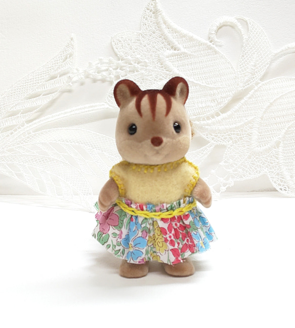 シルバニア＊くるみリスの女の子＊着せかえ おもちゃ・人形 sweet