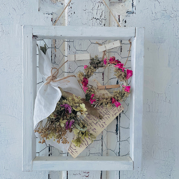 ドライフラワー　スワッグ×２　リース リーススワッグ2個セット・北海道リース・ドライフラワー・プレゼント