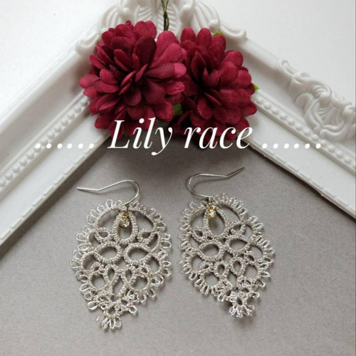 rururu ！　kaoru トライバル　レース　ピアス　シルバー KAORU(カオル)公式｜トライバルレース ピアス S シルバー – KAORU