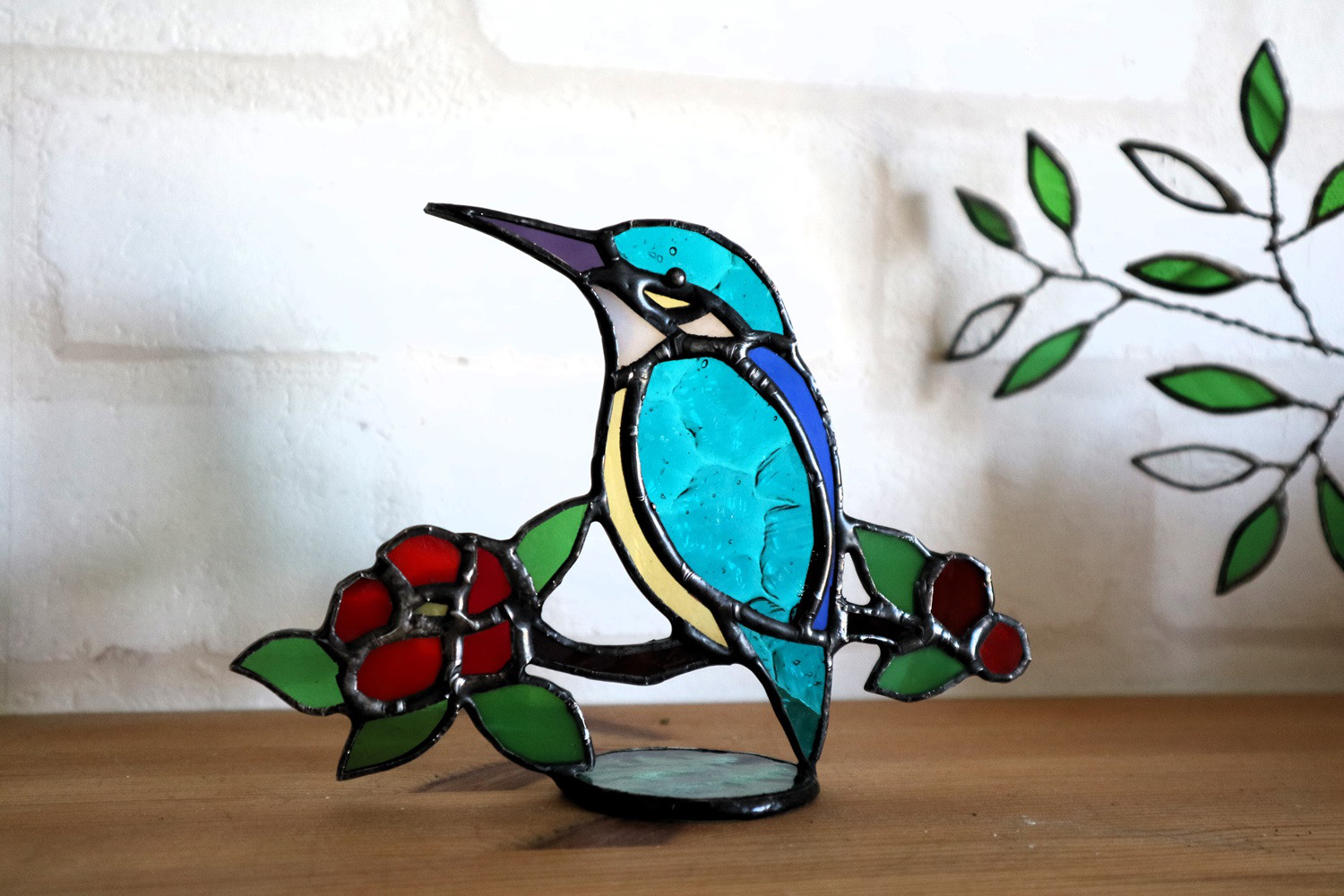 えみ　ステンドグラス Amazon.co.jp: YOURANJU ハンドメイド ステンドグラス 窓掛け