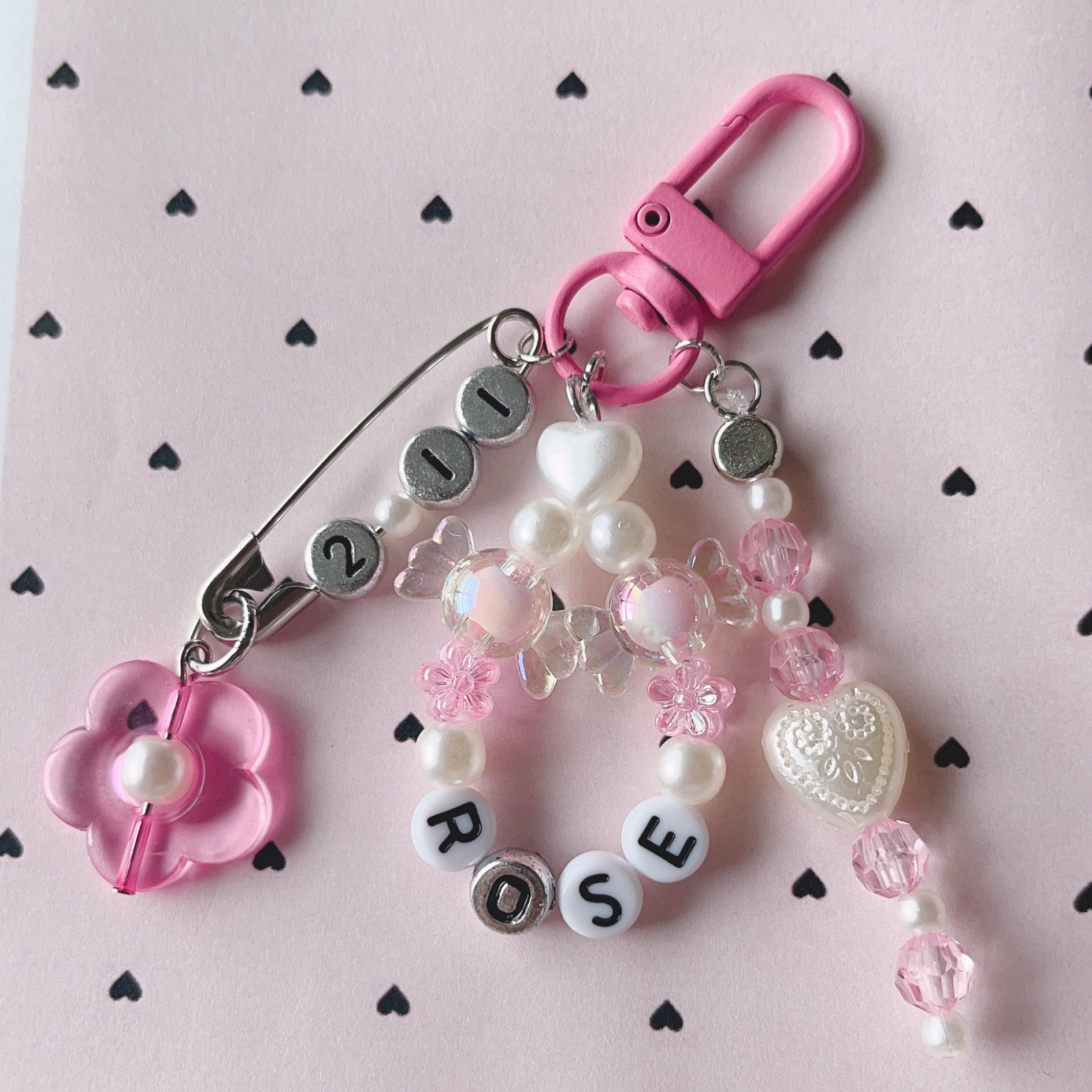 210616I】ビーズ キーホルダー 韓国 オーダー stayc aespa