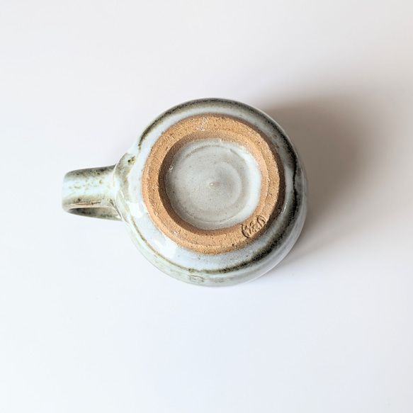 さわやかなコーヒーカップ　酒津焼【手仕事　民藝　和　陶器】 5枚目の画像