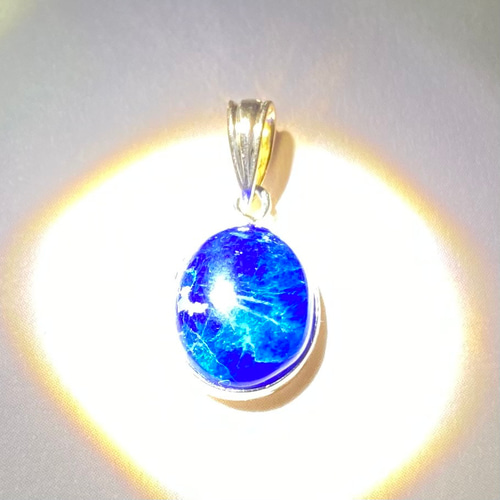 k18YG AU750 18金 天然 アフガナイト ペンダント ペンダントトップ 