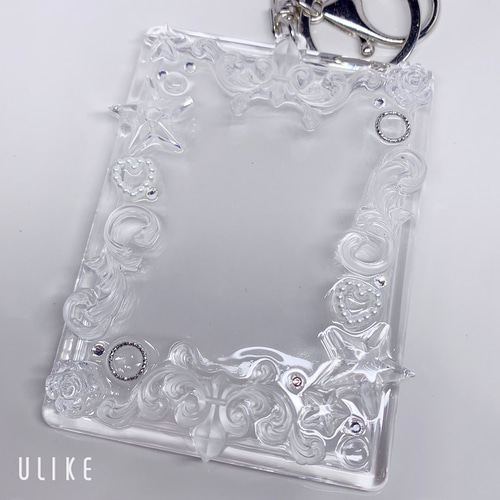 レジン トレカケース 硬質ケース デコ 推し活 B8 名刺入れ・カード