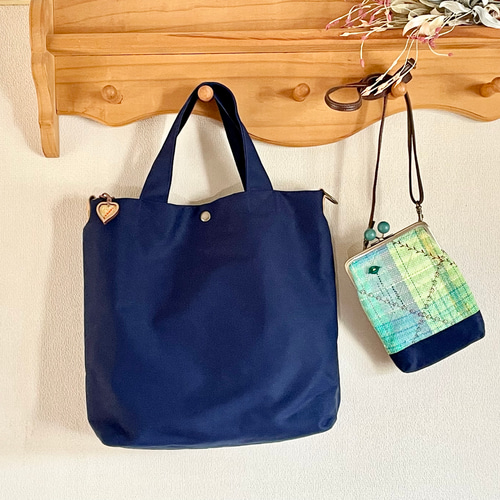 スマホショルダーとトートバッグのお出かけセット スマホ