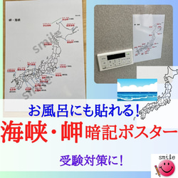 空白地圖記憶地理海報套裝6張半島、島嶼、平原、山脈、河流、海峽套裝背誦海報巴斯海報中考 第13張的照片