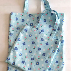 レディーストートバッグ＆ぺったんこポーチ　ハンドメイド ぺったんこトートバック（G）♥ハンドメイド - メルカリ