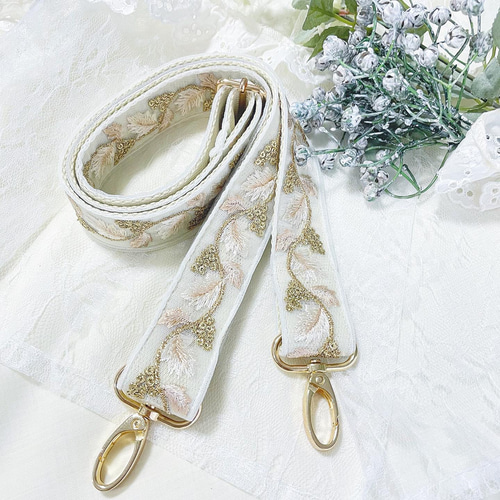 №660【DENIMRemake SHOLDER チュールレース✨】ショルダー紐