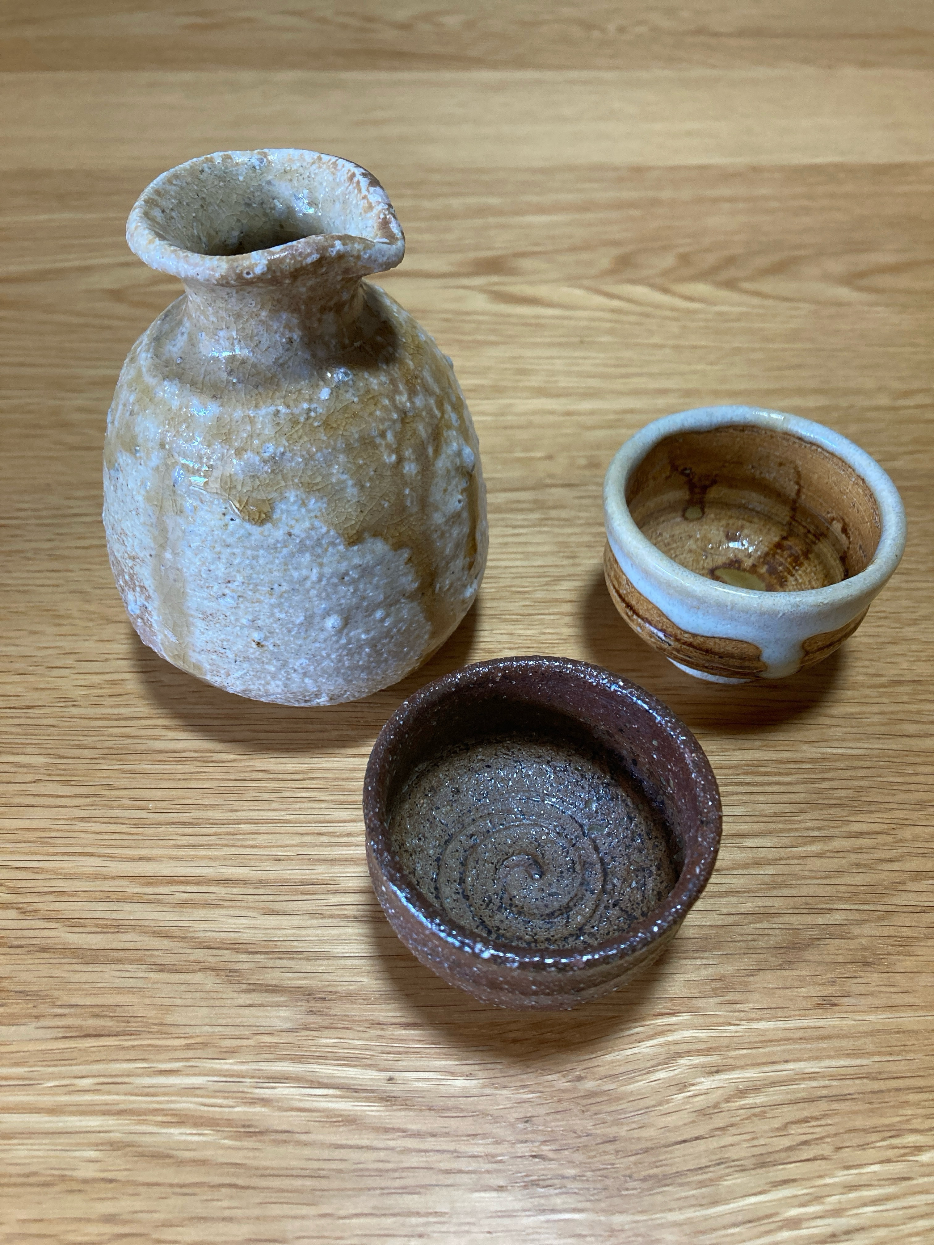 【登り窯作品】徳利とぐい呑み2個セット