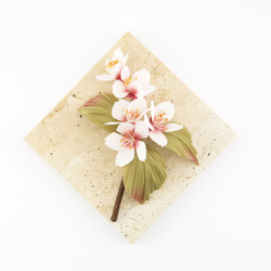 Corsage. コサージュ " 一期一会の絹桜 no.02. " | 一点モノ  | シルク製 | 6枚目の画像