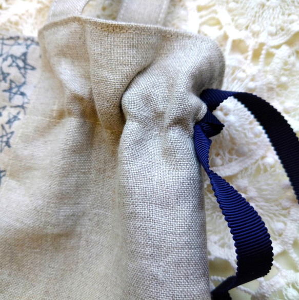 ぺたんこリボン巾着バッグ*minaperhonenのファブリックを使って*galileo*ミナ        Ω 人気・おすすめ｜使いやすい・旅行におすすめ 品質保証 全国発送 正規品・日本国内発送・安心保証付き