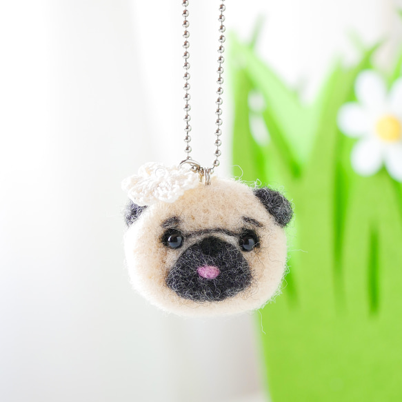 ♪ハンバーガーパグちゃん♪【ハンカチのみオーダー受付】 【公式通販】